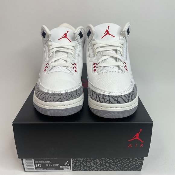 Nike Air Jordan 3 Retro GS Reimagined “White Cement” 2023 - Picture 2 of 4